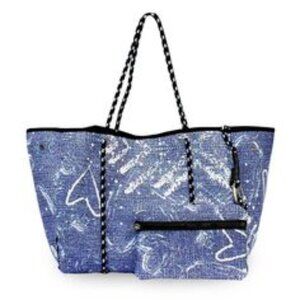 Pop Ups Brand Luxe Perforated Neoprene Tote Bag - NWOT
